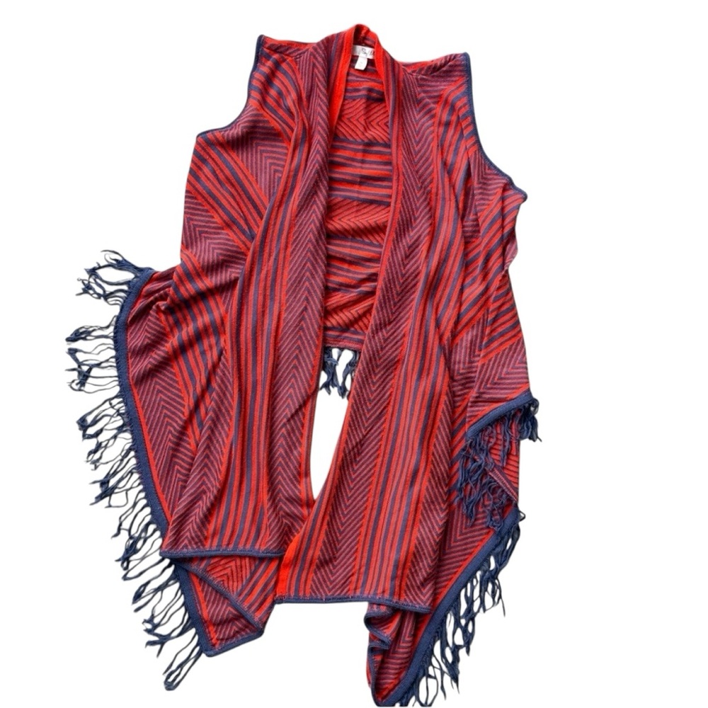 Boho Fringed Vest Size XS